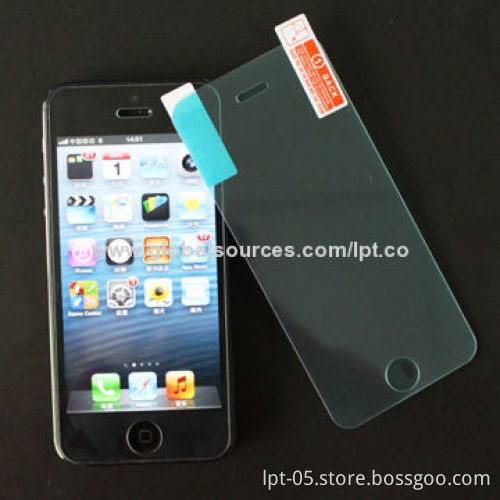 No Bubble Tempered Glass Screen Protector for iPhone 5